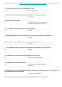 NURS 623 Health Assessment Final Review Exam &vert; VERIFIED SOLUTION 
