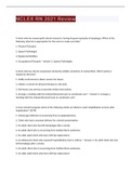NCLEX RN 2021 Review Q&A 2022&sol;2023
