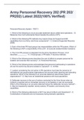 Army Personnel Recovery 202 &lpar;PR 202&sol; PR202&rpar; Latest 2022&lpar;100&percnt; Verified&rpar;