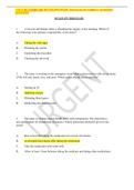  11111 NCLEXRN RE NCLEX-PN FINAL&period;2020 EXAM 205 CORRECT ANSWERED QUESTIONS