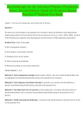 Psychotherapy for the Advanced Practice Psychiatric Nurse&comma; Second Edition&colon; Guide for Evidence- Based Practice 2nd Edition Test Bank