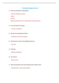 NUR 2063 &sol; NUR2063 Exam 2&colon; Essentials of Pathophysiology Exam 2 Review &lpar;2021&sol;2022&rpar; Rasmussen