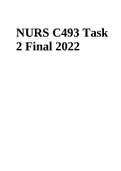 NURS C493 Task 2 Final 2022