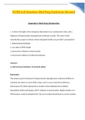 NURS 618 Saunders Med Surg Endocrine Revised Graded A Plus