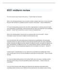6531 midterm review Questions And Answers 2022