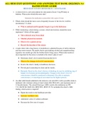 ALL HESI EXIT QUESTIONS AND ANSWERS TEST BANK &lpar;2022&sol;2023&rpar;&colon; A&plus; RATED STUDY GUIDE