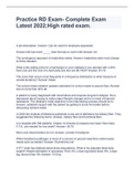 Practice RD Exam- Complete Exam Latest 2022&semi;High rated exam&period;