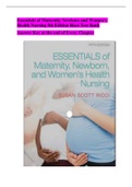 Essentials of Maternity Newborn and Women's Health Nursing 5th Edition Ricci Test Bank (Answer Key At the end of every Chapter)