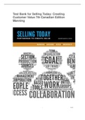 Test Bank for Selling Today Creating.pdf