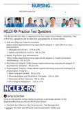 NCLEX-RN Practice Test Questions with Rationales