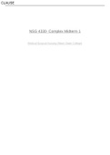 NSG 4330 Complex Midterm 1