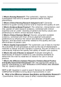 EVIDENCE BASED PRACTICE FOR NURSES 3RD EDITION SCHMIDT TEST BANK LATEST