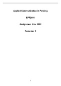 EPP2601 Assignment 1 Semester 2 2022