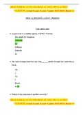 HESI A2HESI A2 EXAM HESI A2 2022&sol;2023 LATEST VERSION Actual Exams &lpar;Latest Update 2022&sol;2023&rpar; Rated A&plus;