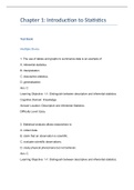 Statistics for the Behavioral Sciences, Privitera - Exam Preparation Test Bank (Downloadable Doc)