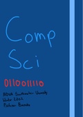 Notes for Introduction to Computer and Information Sciences