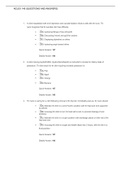 Exam (elaborations) NCLEX 146 (NCLEX) 