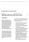 MGT6203 HW3 Part 2 (60 Points Total)