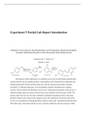 Experiment 5 Partial Lab Report Introduction