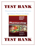 Pharmacology Illustrated Reviews 7th Edition Whalen Test Bank