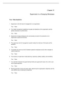 Supervision Key Link to Productivity, Rue - Exam Preparation Test Bank (Downloadable Doc)
