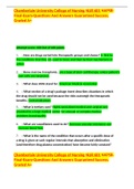 Chamberlain University College of Nursing NUR 601 NAPSR-Final-Exam-Questions And Answers Guaranteed Success&period; Graded A&plus;
