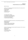 Corporate Finance Test Bank (Chapter 2) 