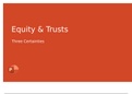 Three certainties Equity & Trusts