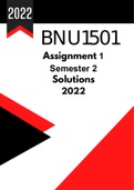 BNU1501 Assignment 02 For Semester 2 | Answers | 2022 