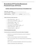 Remediation RNNutritionRasmussen Proctored Exam ATI Form&period;