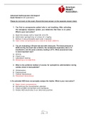 ACLS Exam Version A 2021-2022 questions with answers