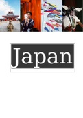 Prachtige kant en klare samenvatting over Japan.