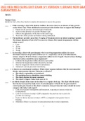 2022 HESI Med Surg Exit Exam &lpar;V1 Version 1&rpar; Brand New Q&As &plus;Guaranteed A&plus;