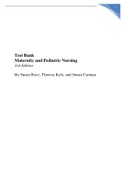 Test Bank Maternity and pediatric Nursing 3rd Edition Download to score A 
