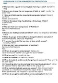 SERVICENOW SYSTEM ADMINISTRATOR CERTIFICATION QUESTIONS AND ANSWERS GRADED A&plus;