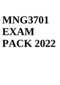 MNG3701-Strategic Management EXAM PACK GRADED A+ LATEST 2022.