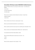 SERVICENOW CERTIFIED SYSTEM ADMINISTRATOR&lpar;CSA&rpar; BUNDLED EXAMS WITH COMPLETE SOLUTIONS