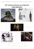 GCSE AQA&colon; An inspector calls summary revision notes