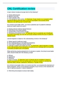 &lpar;answered &plus; rationales&rpar; CNL certification review&period;