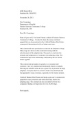 Memo Assignment