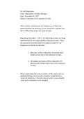 Memo Format 