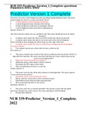 NUR 339-Predictor&lowbar;Version&lowbar;1&lowbar;Complete&period; 2022
