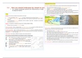 FREE SAMPLE: OCR A Level Geography Coastal Landscapes Summary - 1b (Coastal Landscape systems are influenced by a range of physical factors - winds, waves and tides)