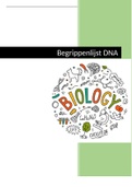 Begrippenlijst/kleine samenvatting DNA (biologie voor jou) vwo 5
