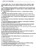 ATSC 113 FLYING  QUESTIONS AND ANSWERS GRADED A&plus;