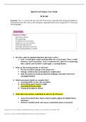 Spinal Cord Injury Case Study (GRADED A)