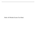 Patho All Module Exams&period; Test Bank&period;pdf