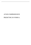 ATI RN COMPREHENSIVE PREDICTOR 2019 FORM A&period;pdf