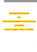 Understanding Medical Surgical Nursing&comma; 6th Edition&comma; Paula D&period; Hopper&comma; Linda S&period; Williams Test Bank