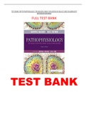 TEST BANK FOR PATHOPHYSIOLOGY THE BIOLOGIC BASIS FOR DISEASE IN ADULTS AND CHILDREN 8TH EDITION BY MCCANCE ALL CHAPTERS